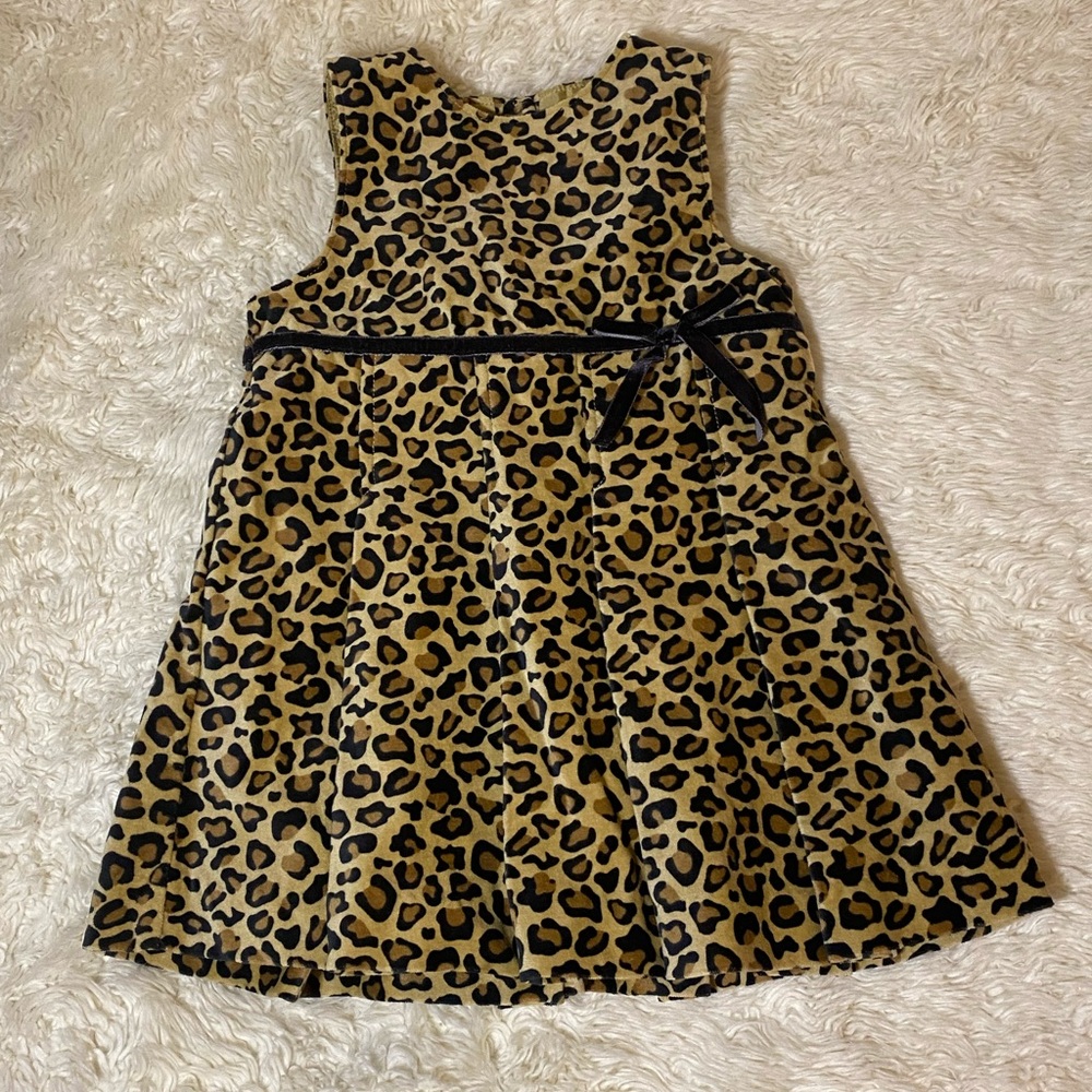 OshKosh B’gosh 24 Months Leopard Lined Dress NWOT